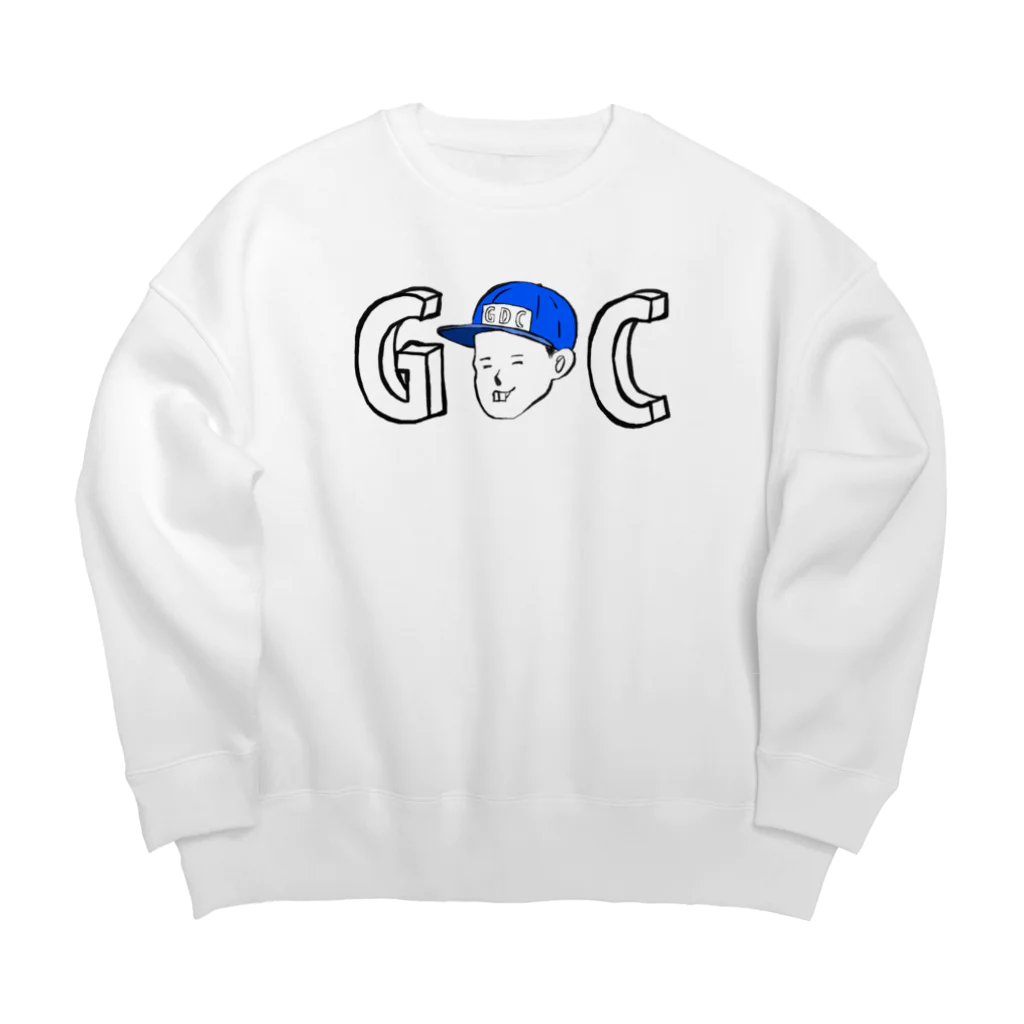 酒呑み組合株式会社のGDC青 Big Crew Neck Sweatshirt