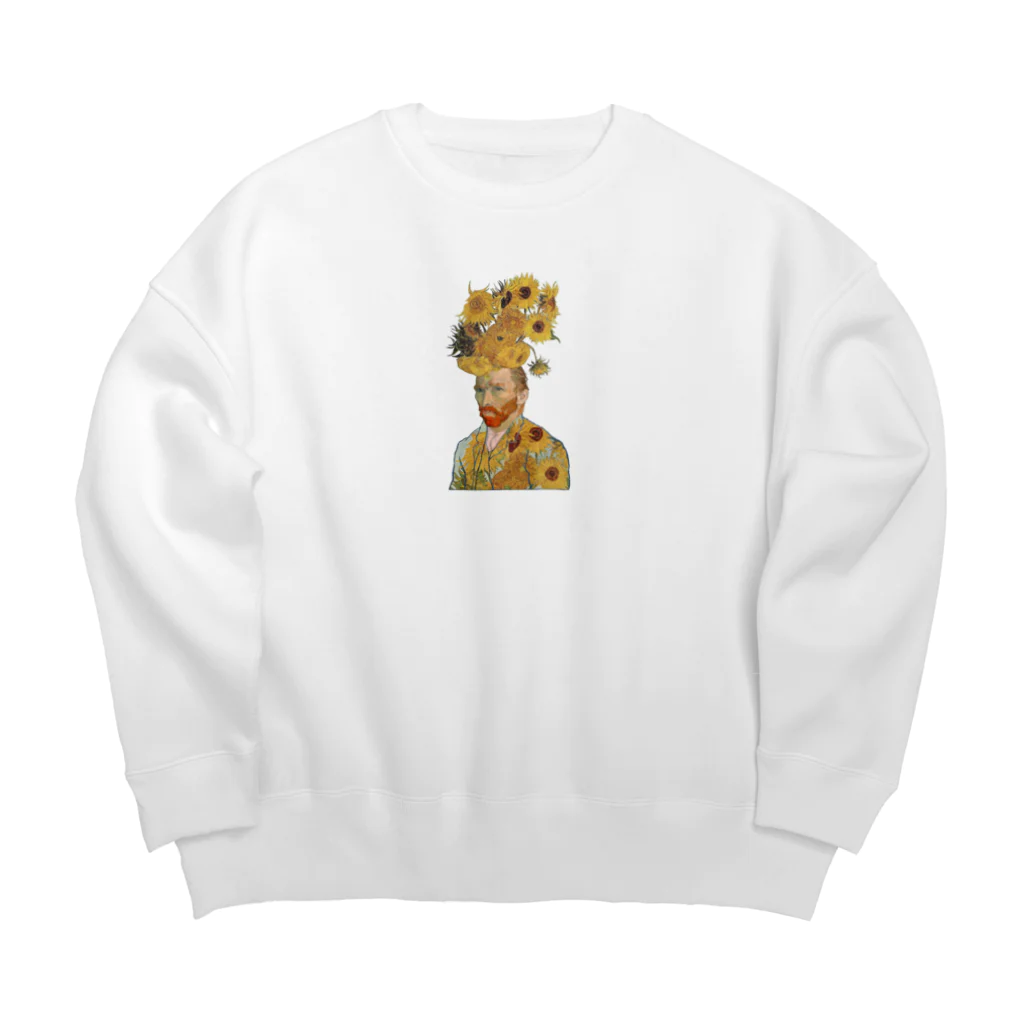 R.MUTT2024の向日葵とゴッホ Big Crew Neck Sweatshirt