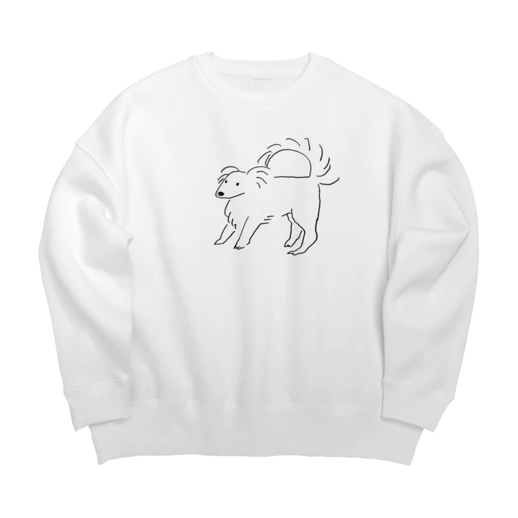 しもじょーのこういういぬ Big Crew Neck Sweatshirt