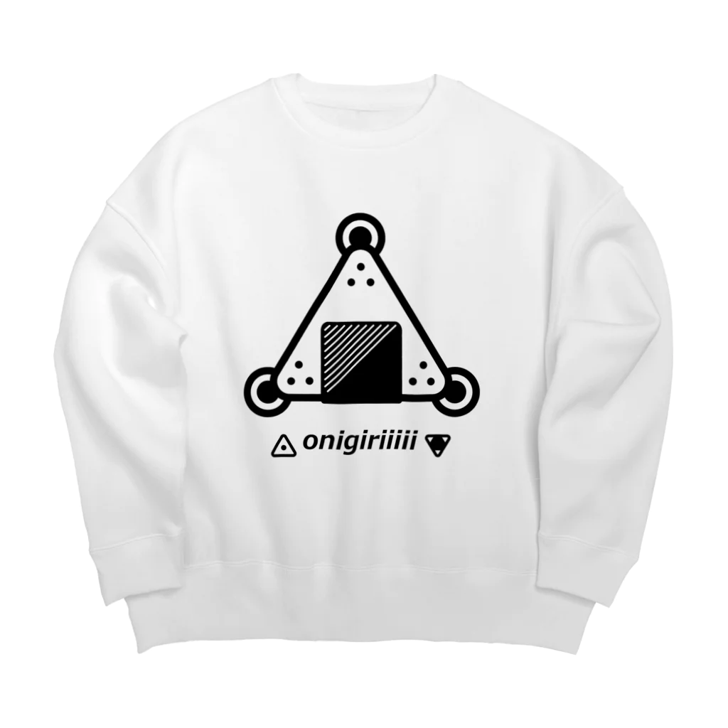 トンガリゴートのミステリーオニギリサークル Big Crew Neck Sweatshirt