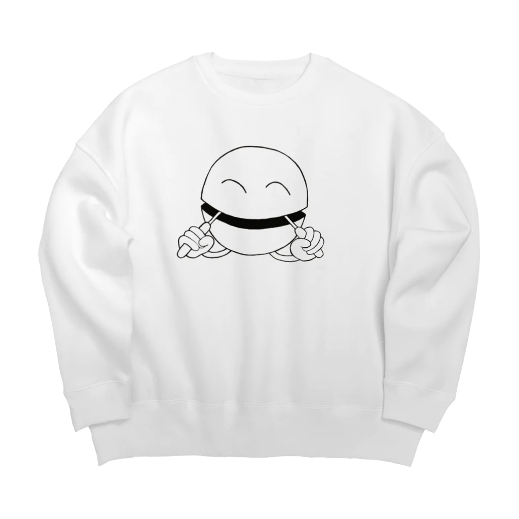 架空の坩堝のにっこりデーモンコア Big Crew Neck Sweatshirt