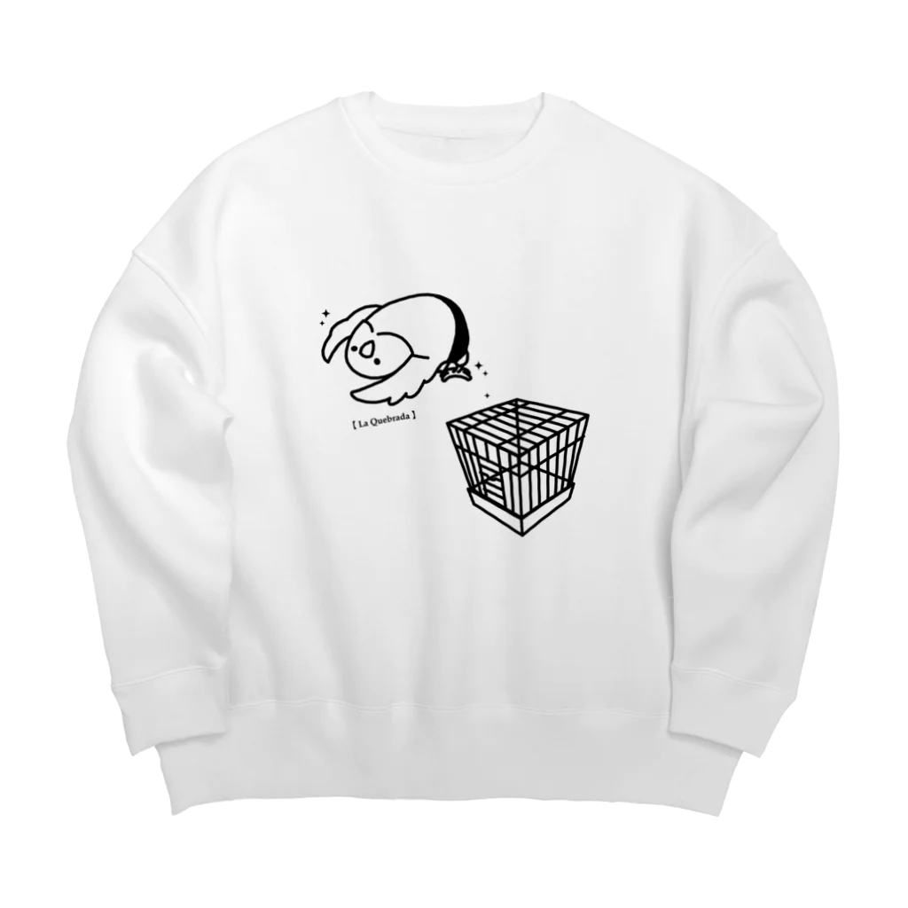 オグチヨーコの小屋上からのラ ケブラーダ Big Crew Neck Sweatshirt