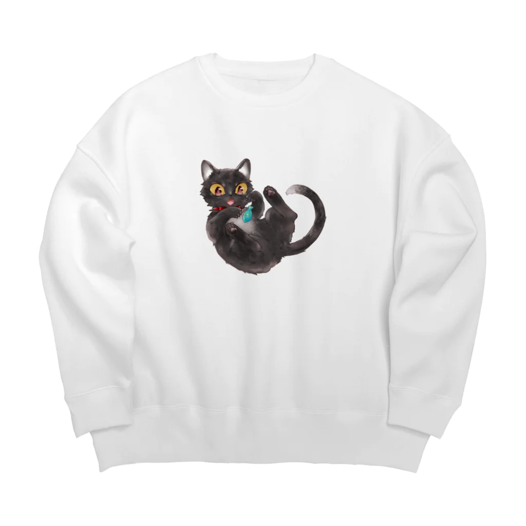 #保護猫カフェひだまり号の小町シリーズ Big Crew Neck Sweatshirt