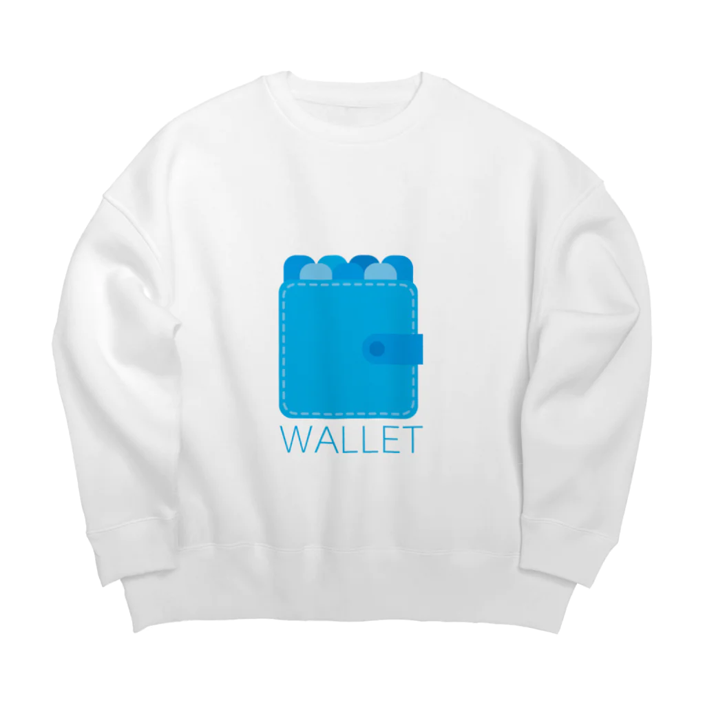 愚贅のWALLET ビッグシルエットスウェット