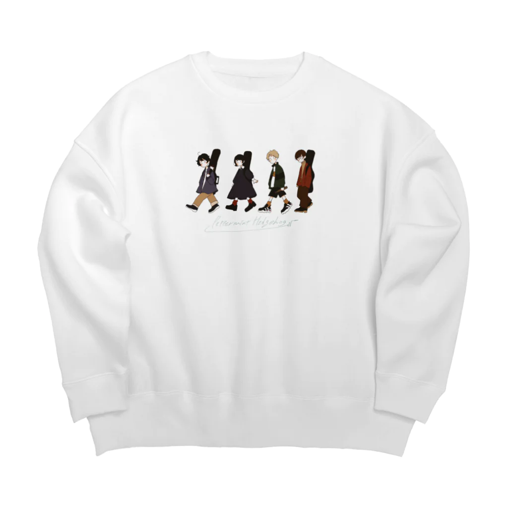 沙糖5㌘のPeppermint Hedgehog Big Crew Neck Sweatshirt