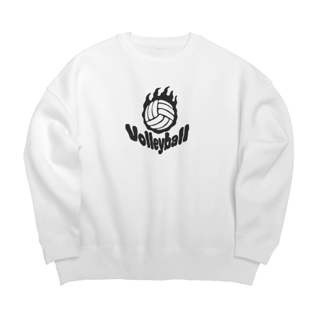 れなしやのFire volleyball🔥🏐・ボール一個バージョン Big Crew Neck Sweatshirt