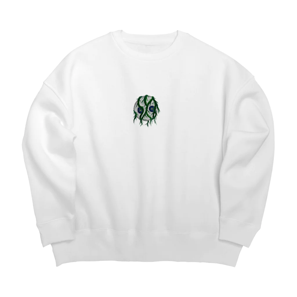 ぇだまっの目ん玉 Big Crew Neck Sweatshirt