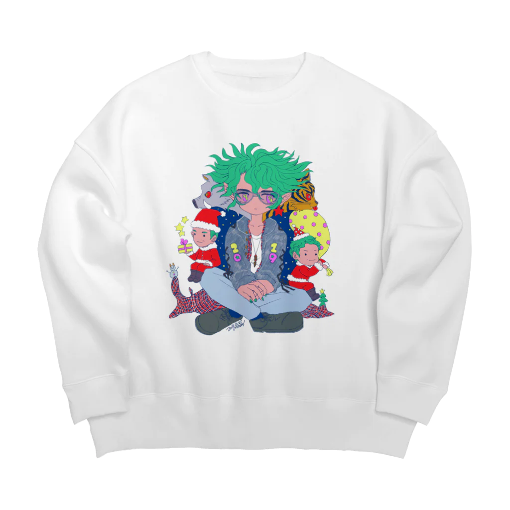 おちゃめるへんらんどの🎄 Big Crew Neck Sweatshirt