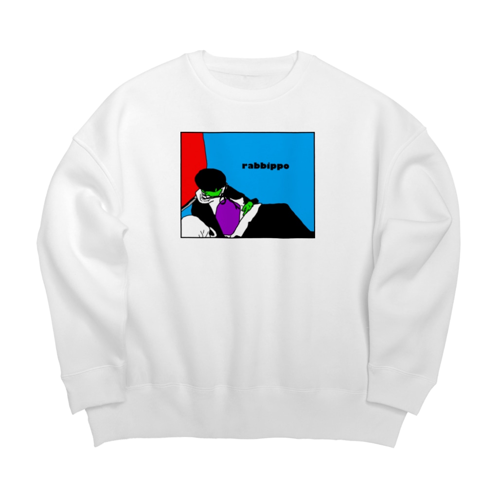 わのmeltdown pons Big Crew Neck Sweatshirt