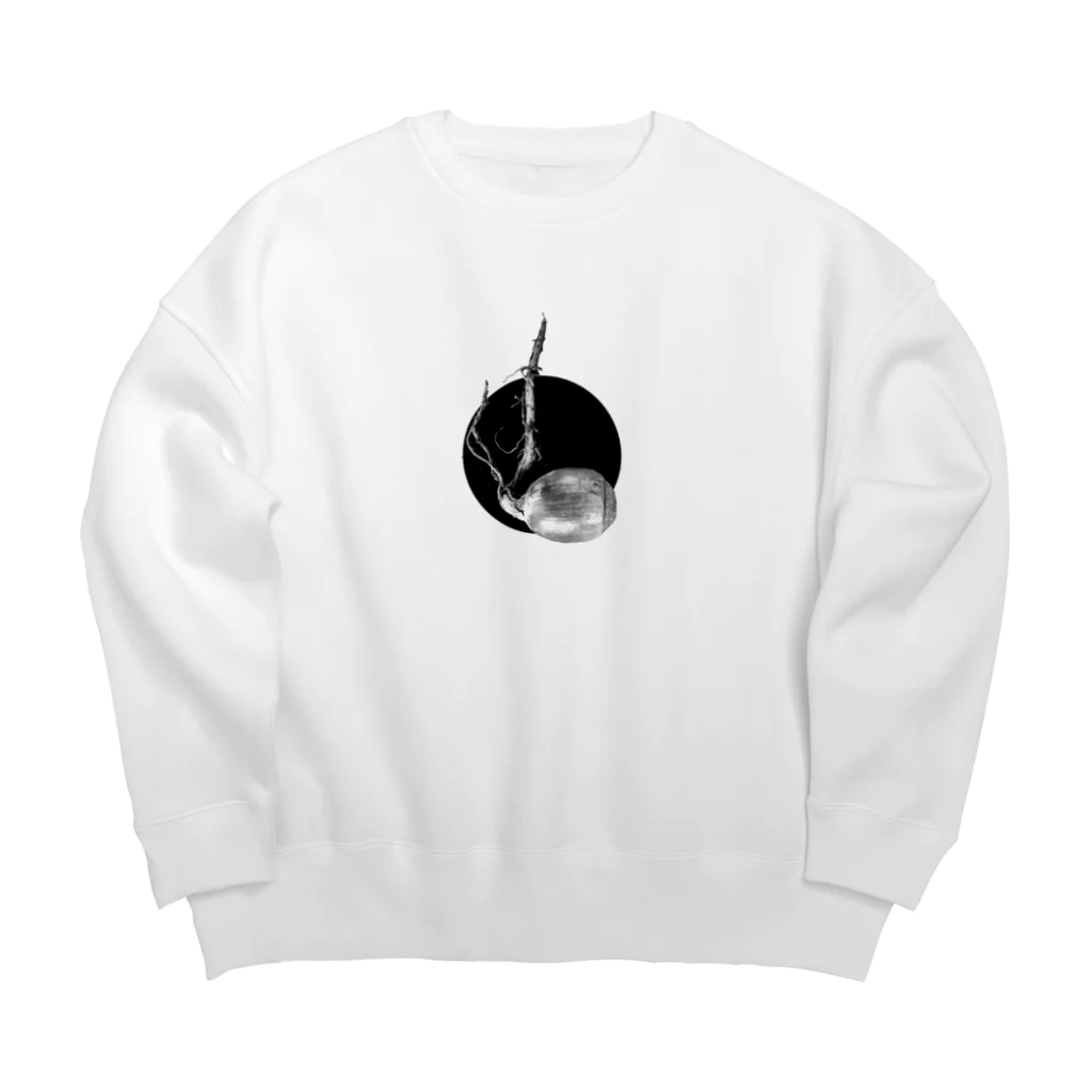 tasiのどんぐり のね 〈mono maru〉 Big Crew Neck Sweatshirt