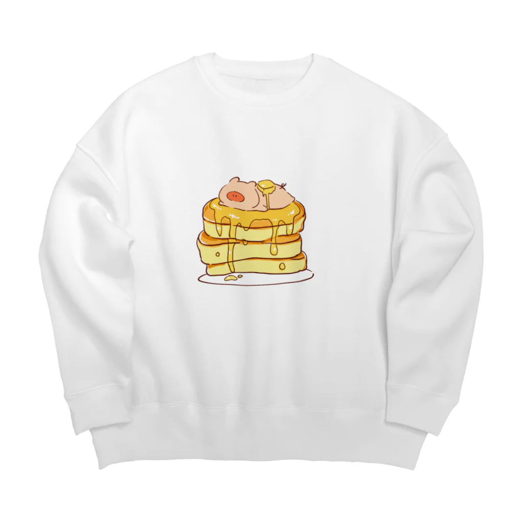 KAIRYのふかふかのパンケキ！ Big Crew Neck Sweatshirt