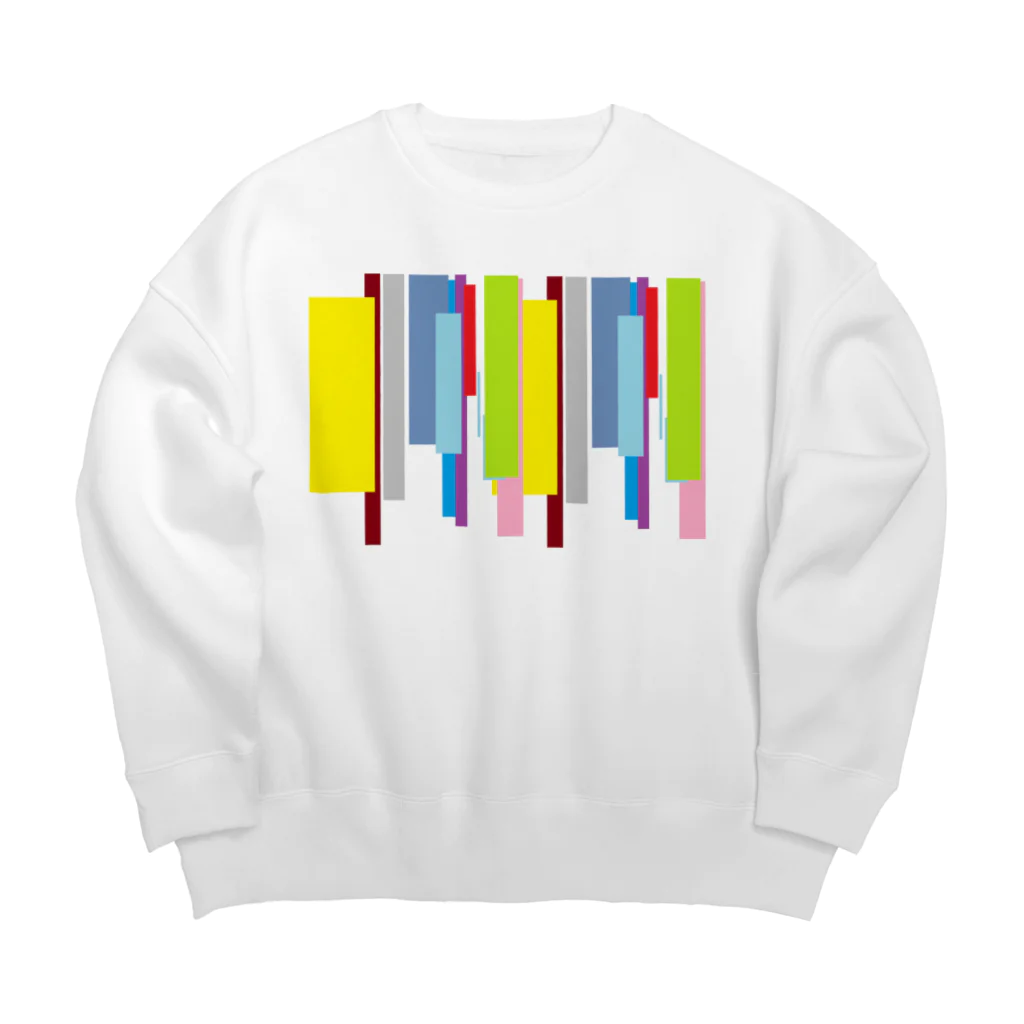 ディエンのぬこの店の短冊 Big Crew Neck Sweatshirt