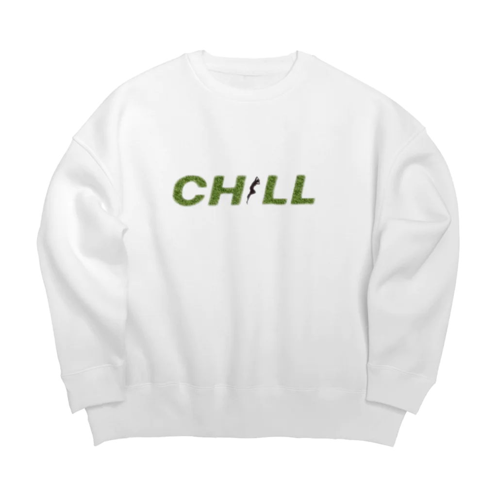 ZUUUUMのチルってる奴 Big Crew Neck Sweatshirt