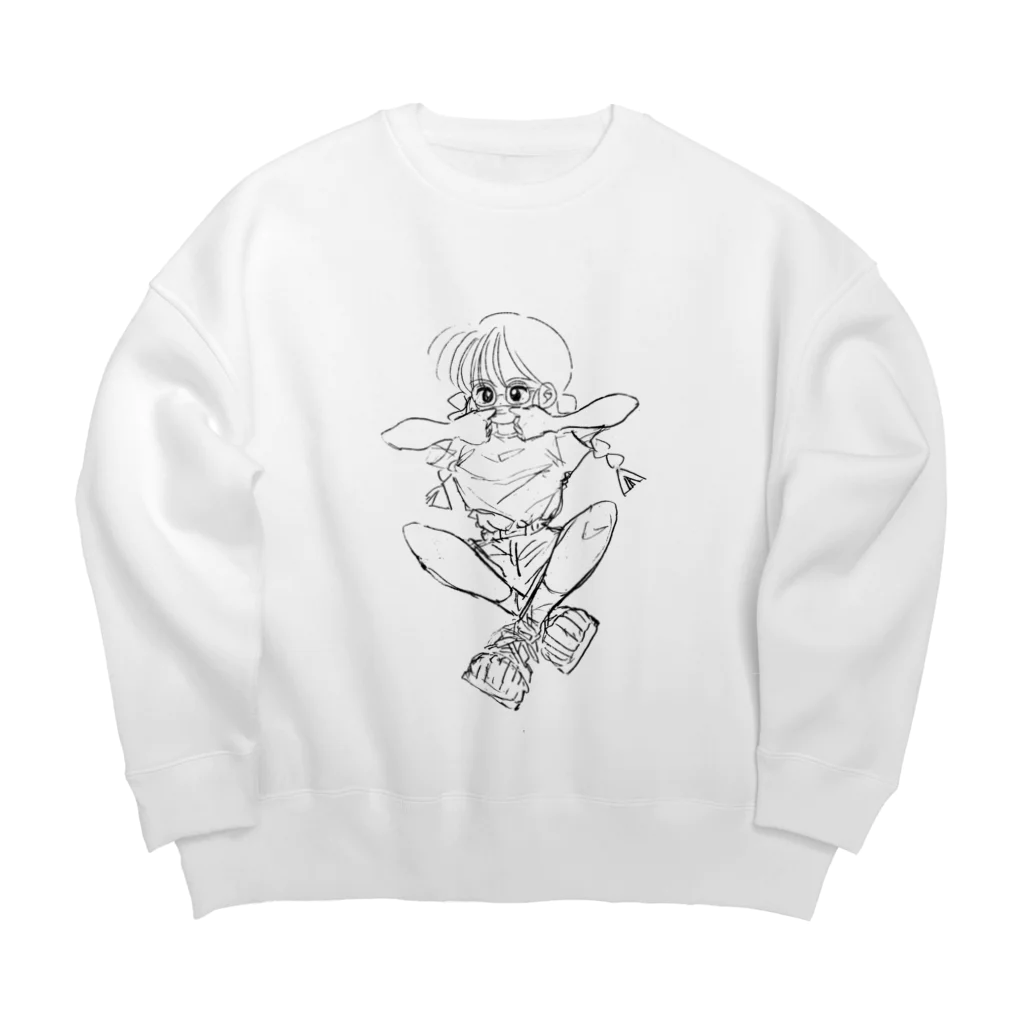 Twinkleハルカの生意気ハルカちゃん Big Crew Neck Sweatshirt