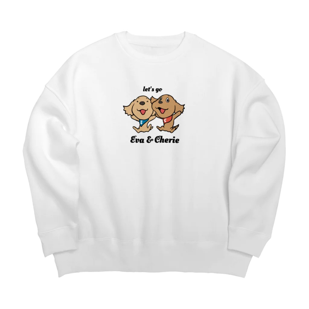 think-a worksのエヴァとシェリー Big Crew Neck Sweatshirt