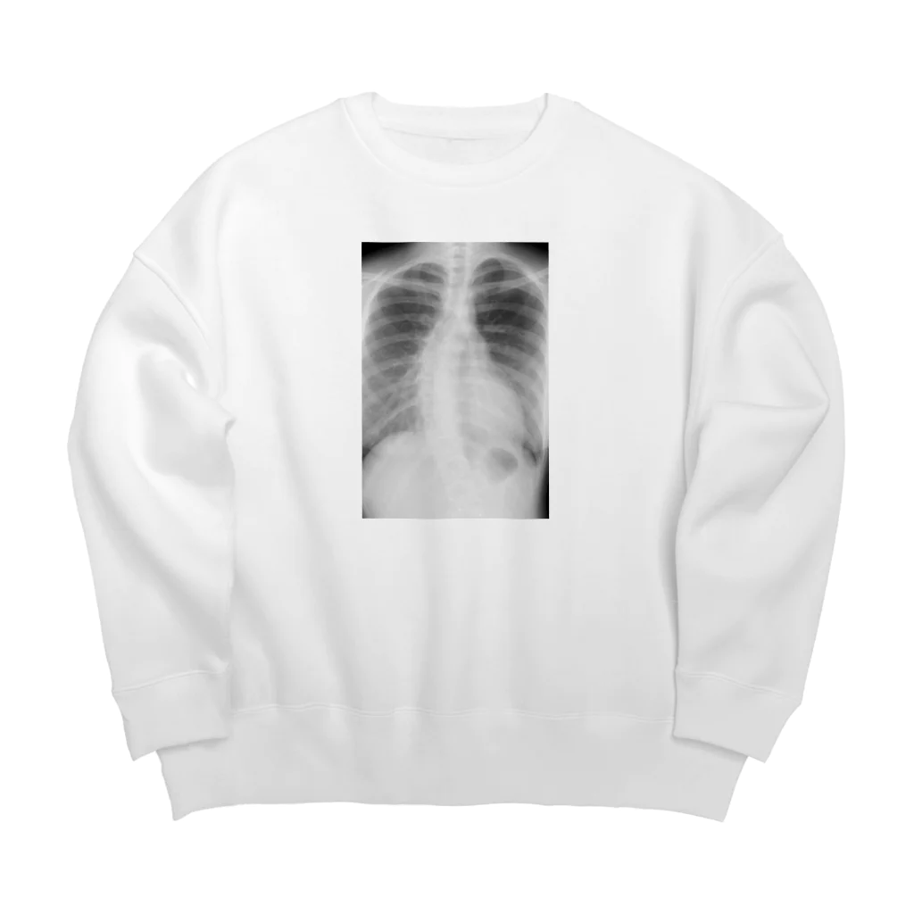 おぬぬのあたしの背骨 Big Crew Neck Sweatshirt