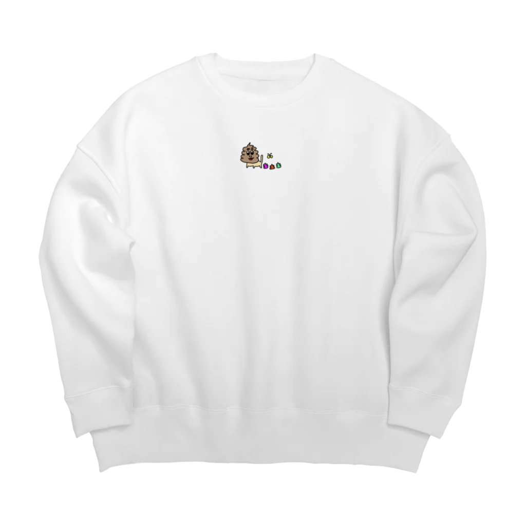 ____mth9pのうんち犬のマーキング Big Crew Neck Sweatshirt