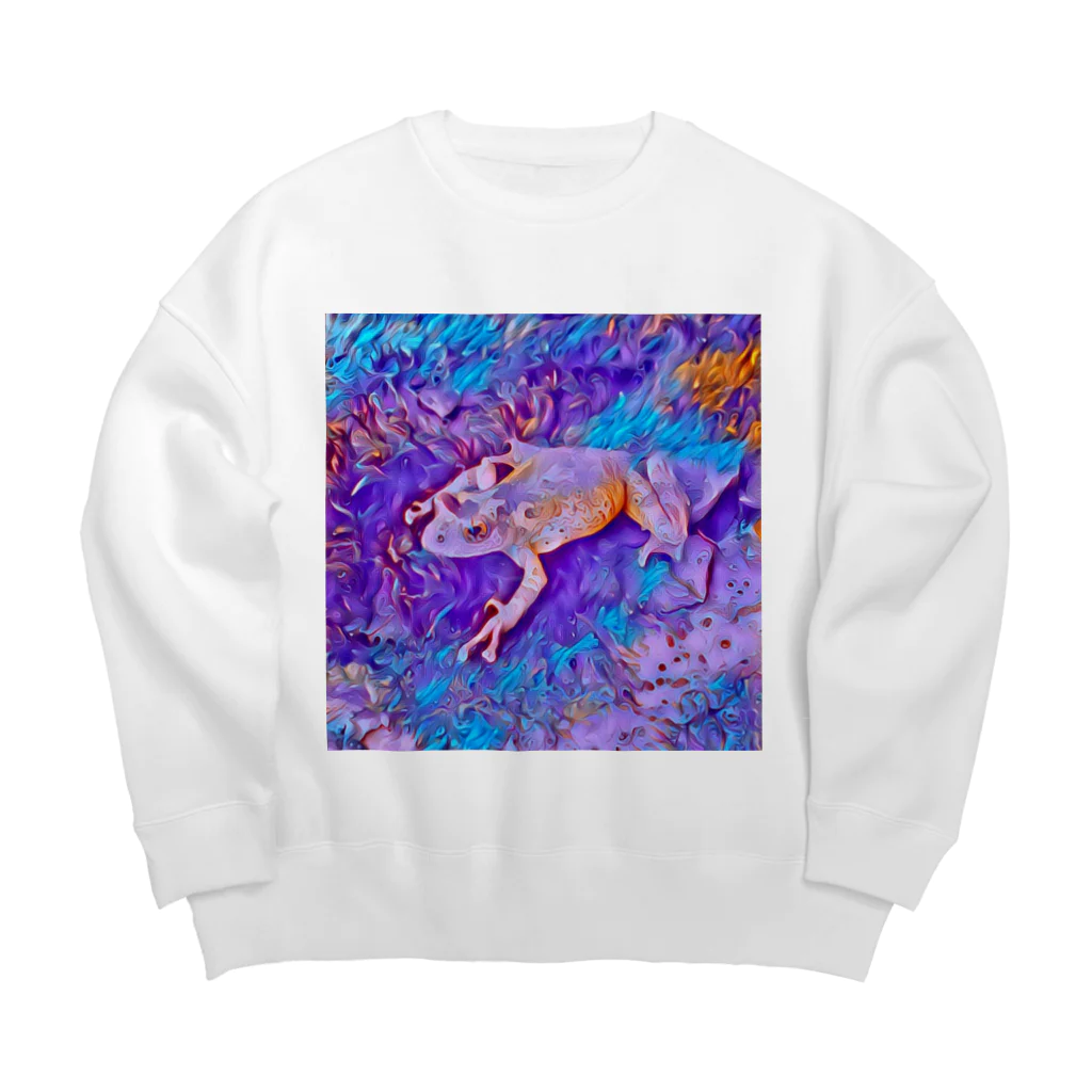 Fantastic FrogのFantastic Frog -Pastel Version- Big Crew Neck Sweatshirt