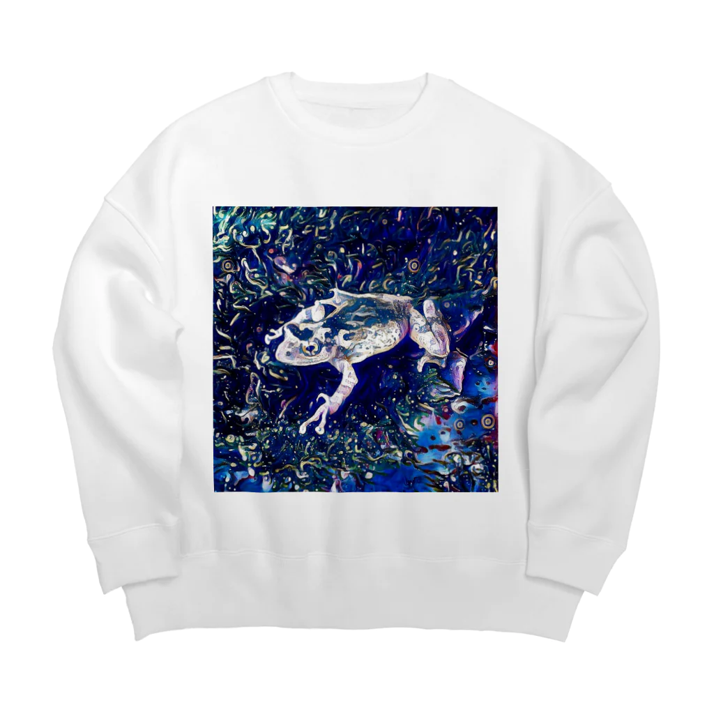 Fantastic FrogのFantastic Frog -Cosmos Version- Big Crew Neck Sweatshirt