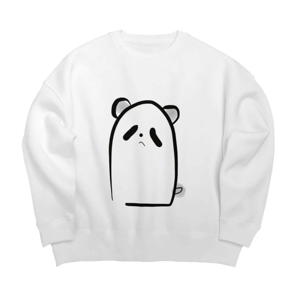 ゆっぺのしょっぷのしんぷるぱんだ Big Crew Neck Sweatshirt