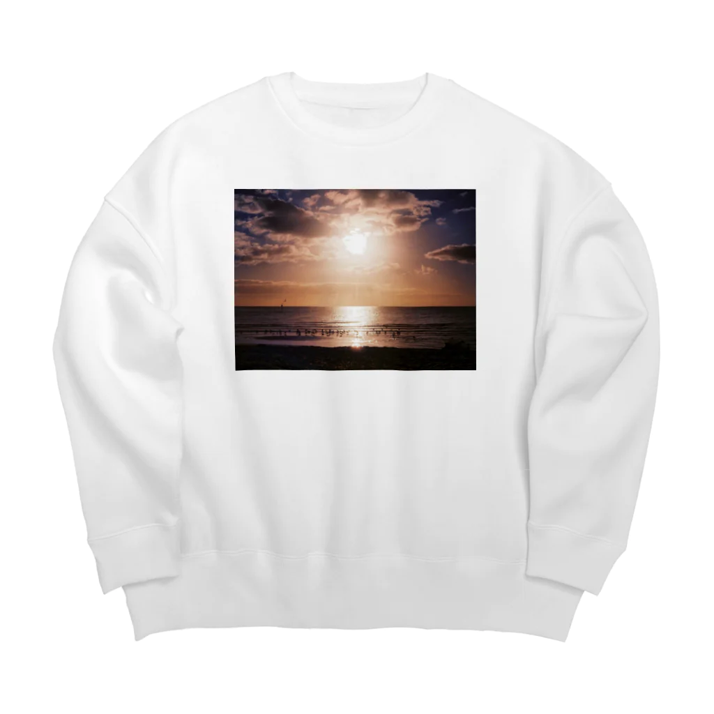 風景写真のオーストラリア 風景写真 Big Crew Neck Sweatshirt