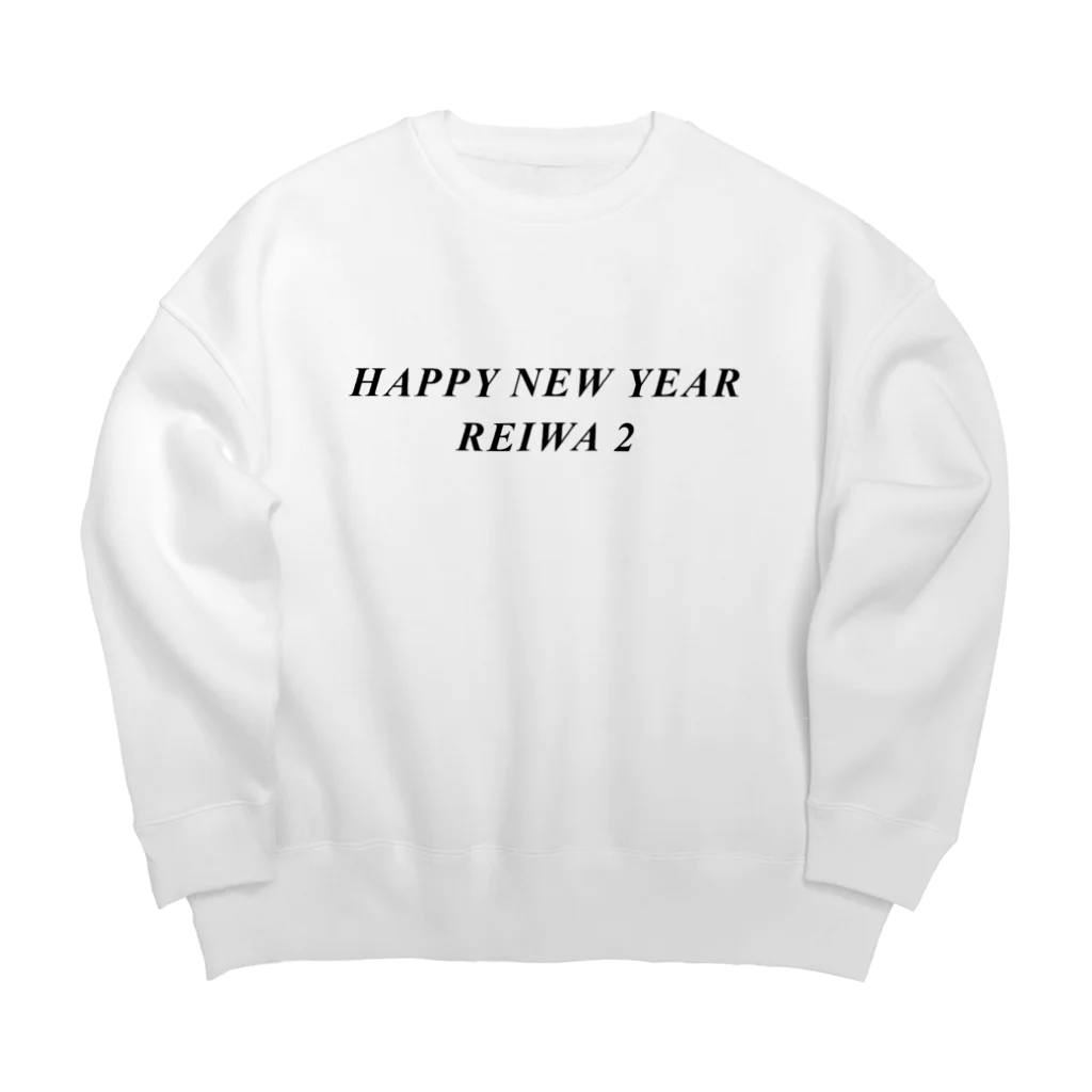 hikikomoriのHAPPY NEW YEAR REIWA 2 Big Crew Neck Sweatshirt