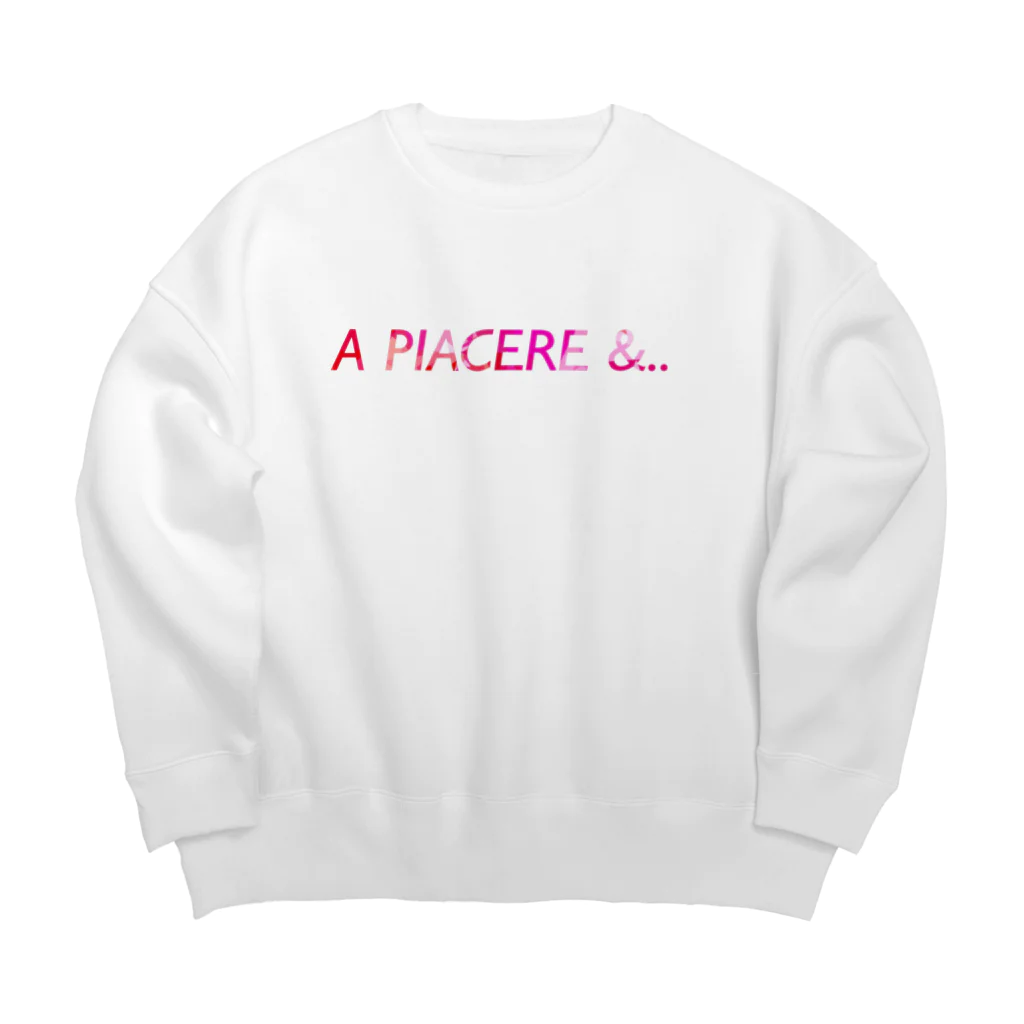 a piacere&.. (アピアチェーレ)のa piacere&.. Big Crew Neck Sweatshirt