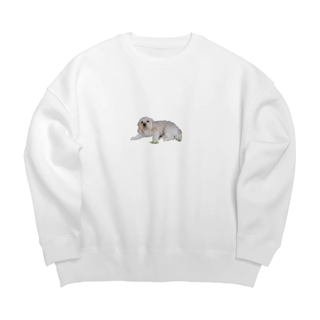 NATSUKO-SHOPのスナップエンドウと私 Big Crew Neck Sweatshirt