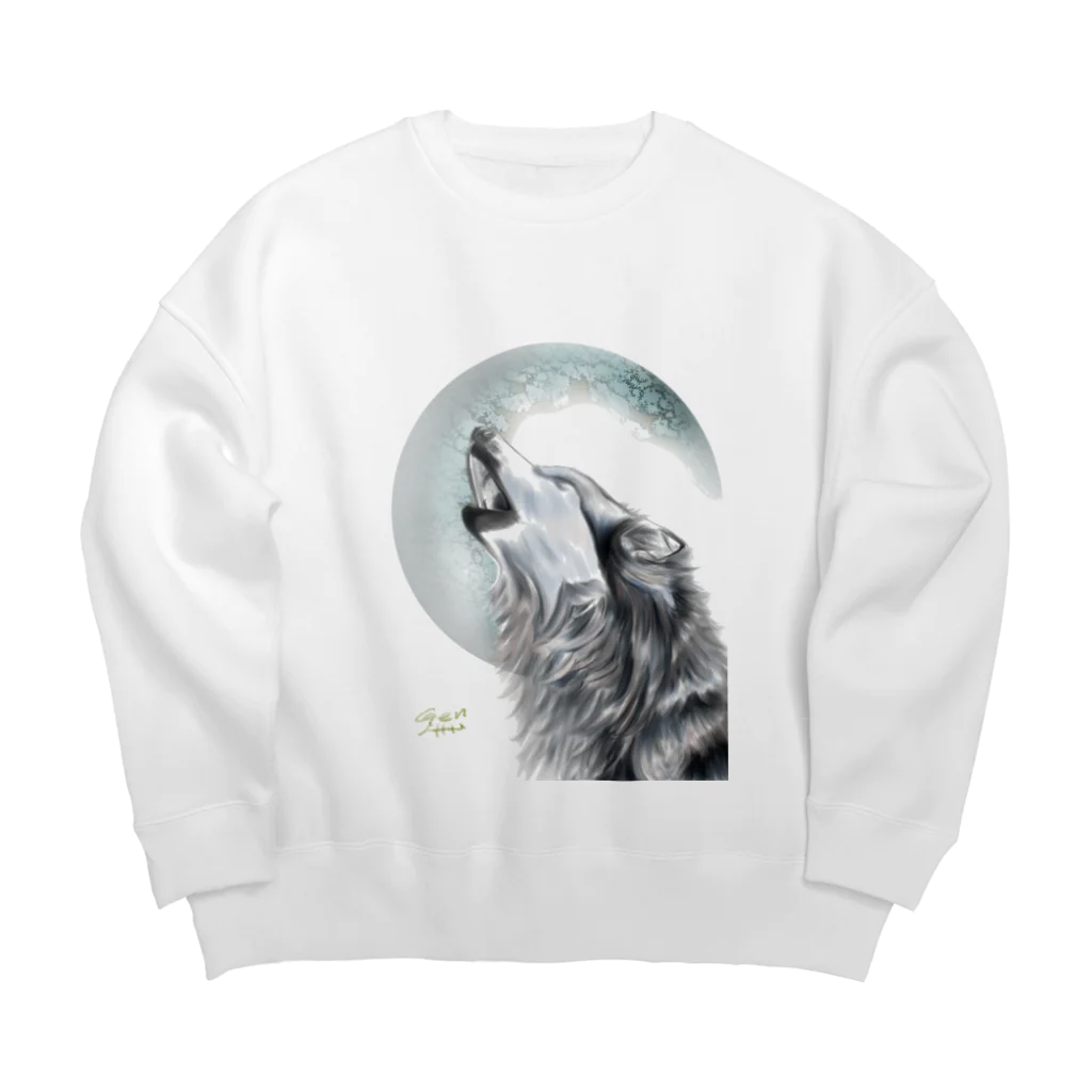 GENさんのお店のMoonWolf Big Crew Neck Sweatshirt