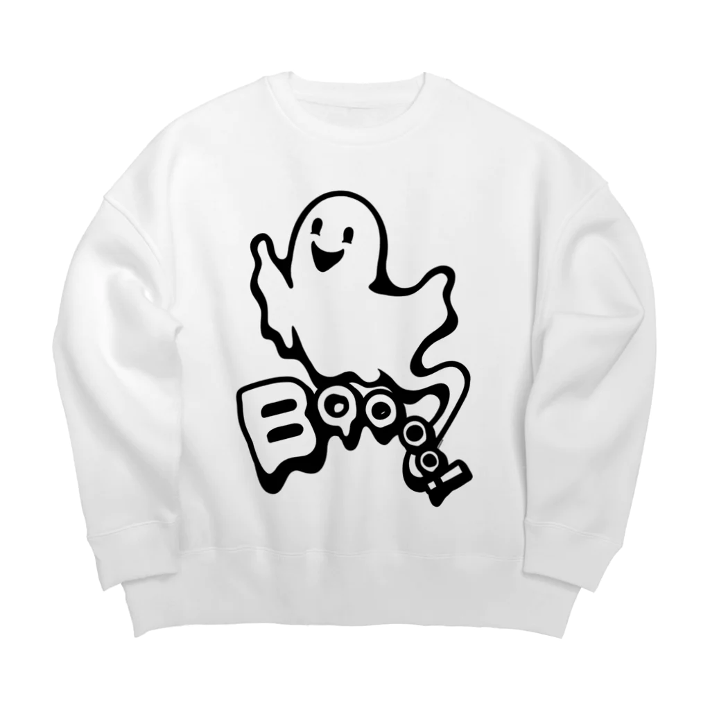 Cɐkeccooのおばけちゃんばぁ!(Boo!ゴースト) Big Crew Neck Sweatshirt