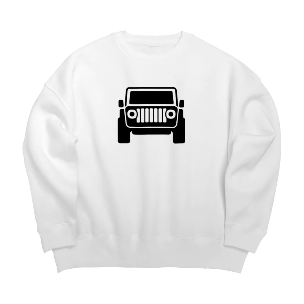 AI車屋のラングラーくん Big Crew Neck Sweatshirt