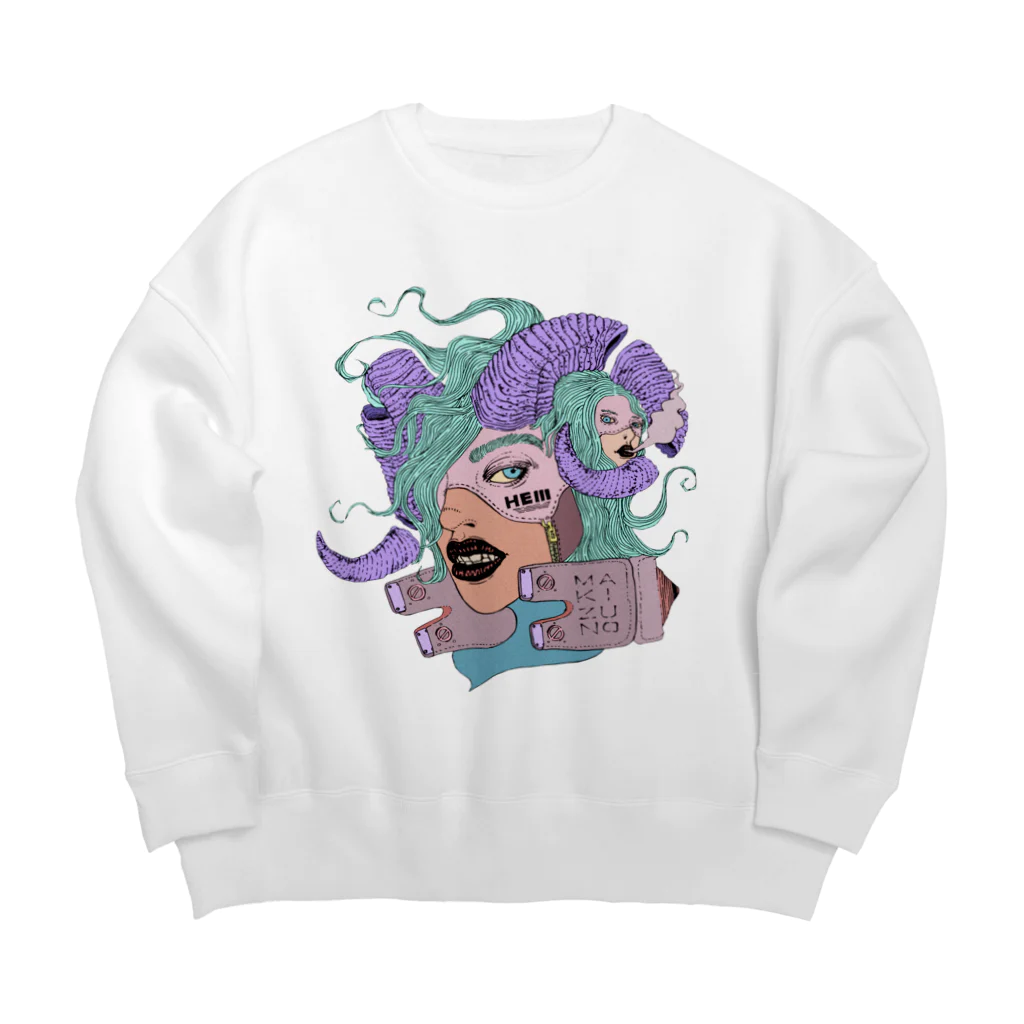 HElll - ヘル - のnightmare ビックシルエットスウェット Big Crew Neck Sweatshirt