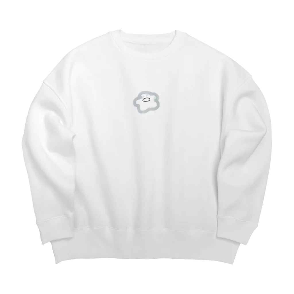 ゆらゆらのもくもくもっくん Big Crew Neck Sweatshirt