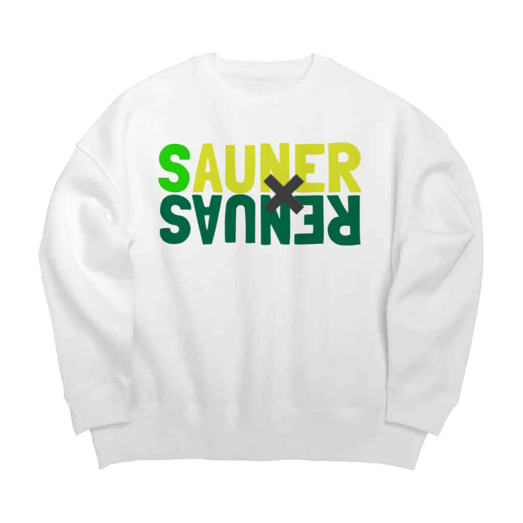 S×SのSAUNER×SAUNER サウナー×サウナー Big Crew Neck Sweatshirt