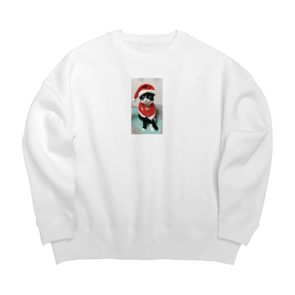 chi-tanのみーサンタ Big Crew Neck Sweatshirt