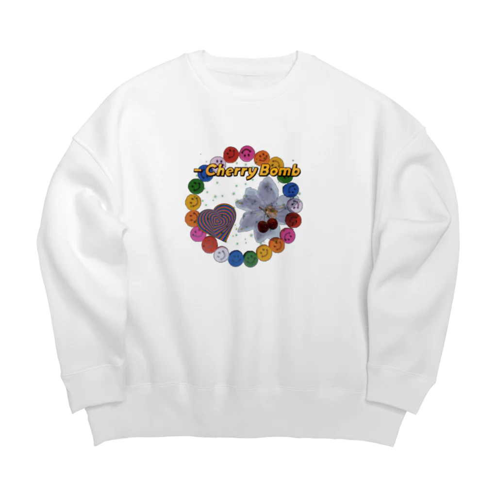 DoudouBearのちぇりーbomb! Big Crew Neck Sweatshirt