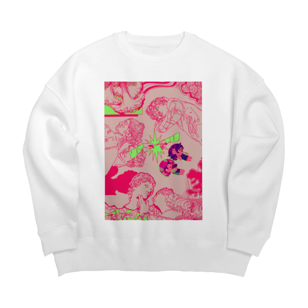 PANGEAのCr3azione di Pang3a Big Crew Neck Sweatshirt