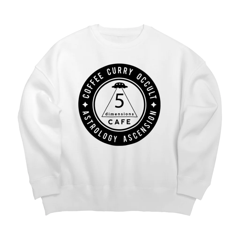 metao dzn【メタヲデザイン】の5次元カフェ（A）bk Big Crew Neck Sweatshirt