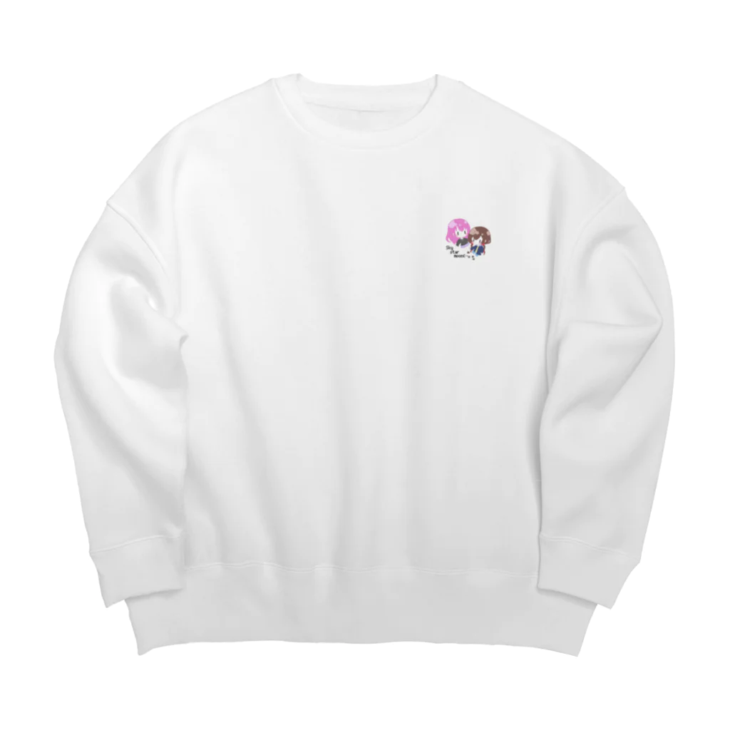 Sky star moon☪︎⋆｡˚✩ののあとうぃん Big Crew Neck Sweatshirt