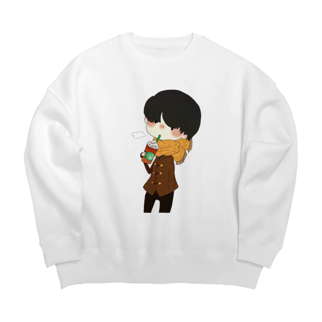 ｺﾞﾝ組ぺこ@🐮なかじ〜【F4】のぺこてゃんすうぇっと Big Crew Neck Sweatshirt