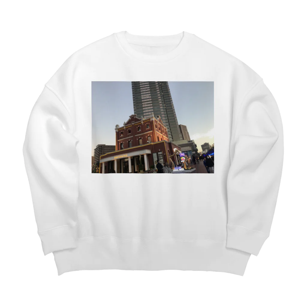 sishamoo_mathの或る日の風景 Big Crew Neck Sweatshirt