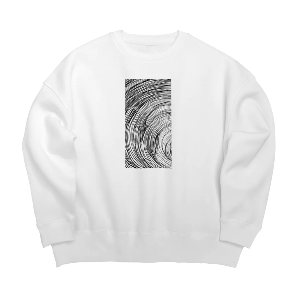 87のグルグル Big Crew Neck Sweatshirt