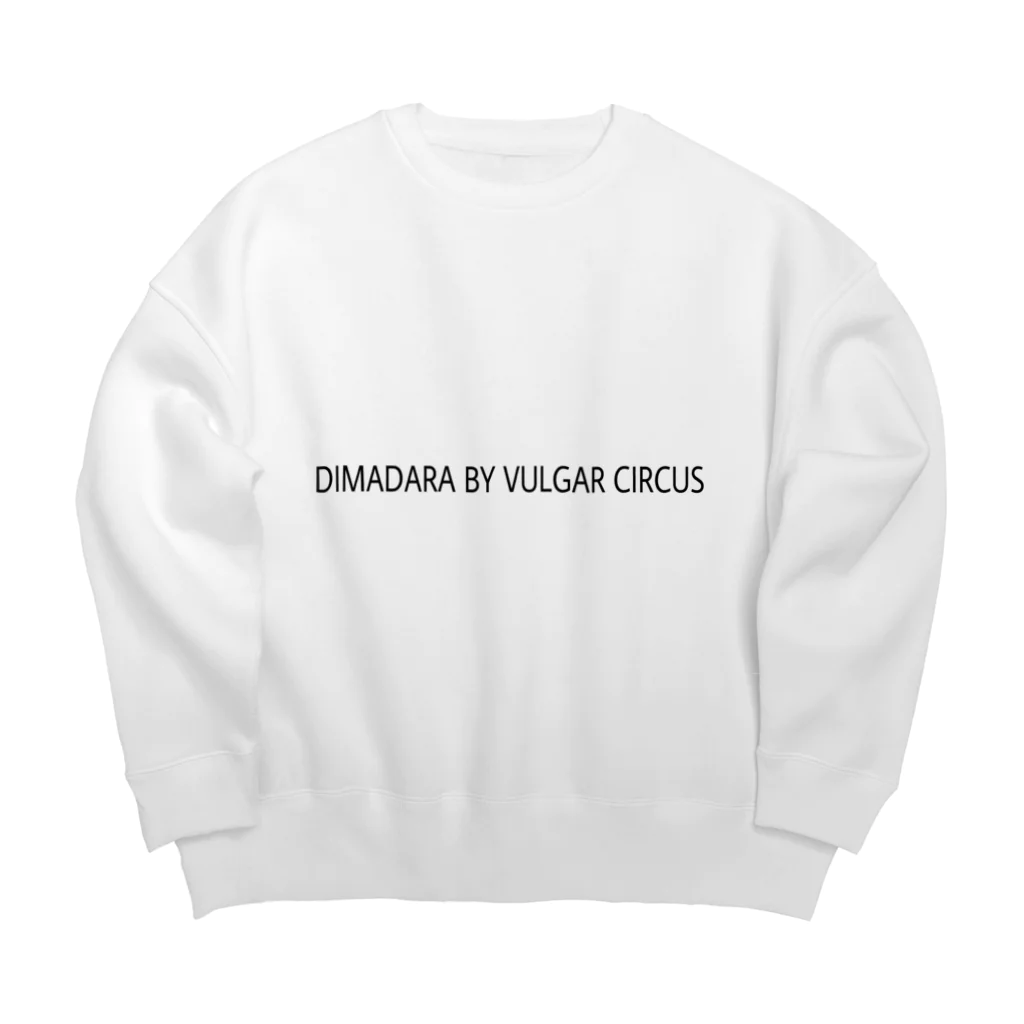 DIMADARA BY VULGAR CIRCUSのBLACK LOGO/DB_02 ビッグシルエットスウェット