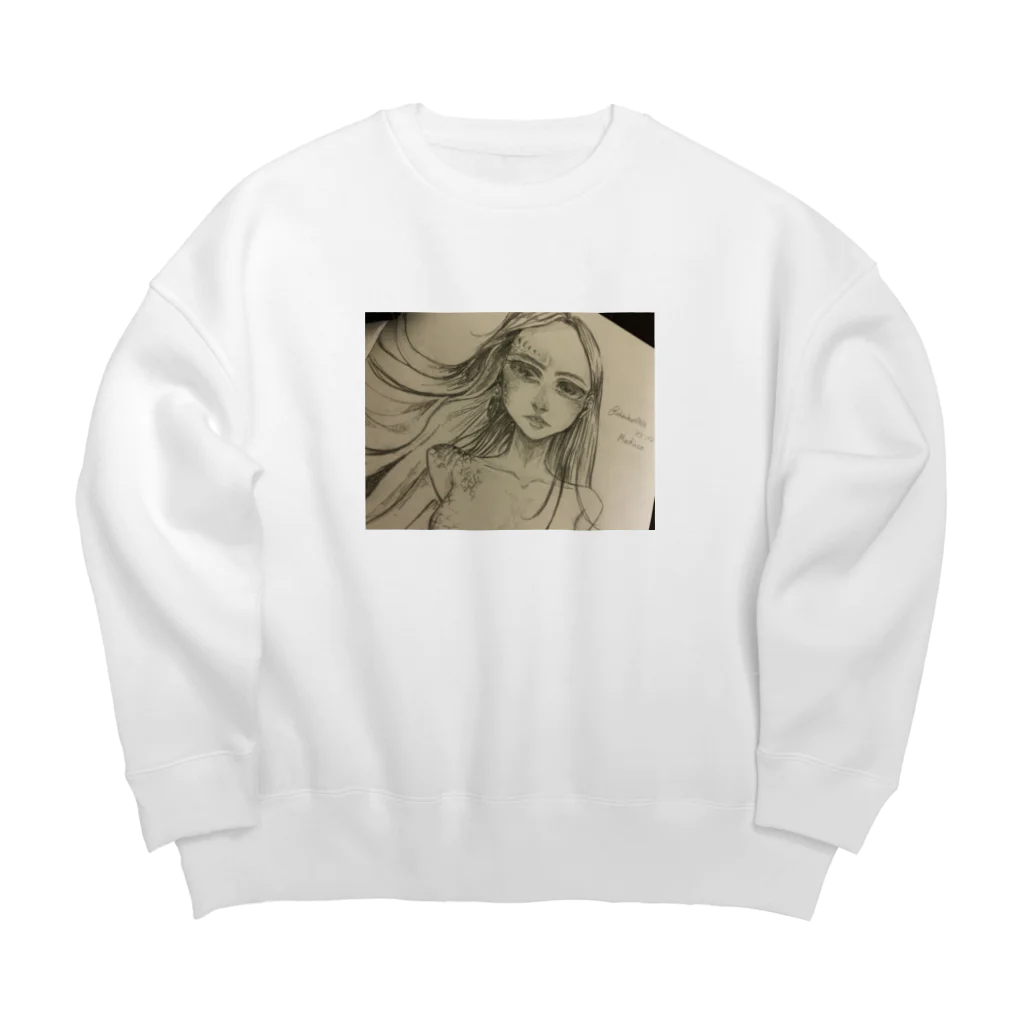 ペニョだよの蛇女 Big Crew Neck Sweatshirt