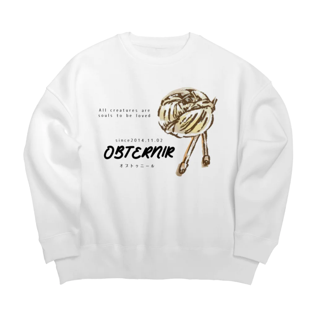 ❊ おぶ(⑉་ ⍸ ་⑉) のおみせ ❊のobternir Big Crew Neck Sweatshirt