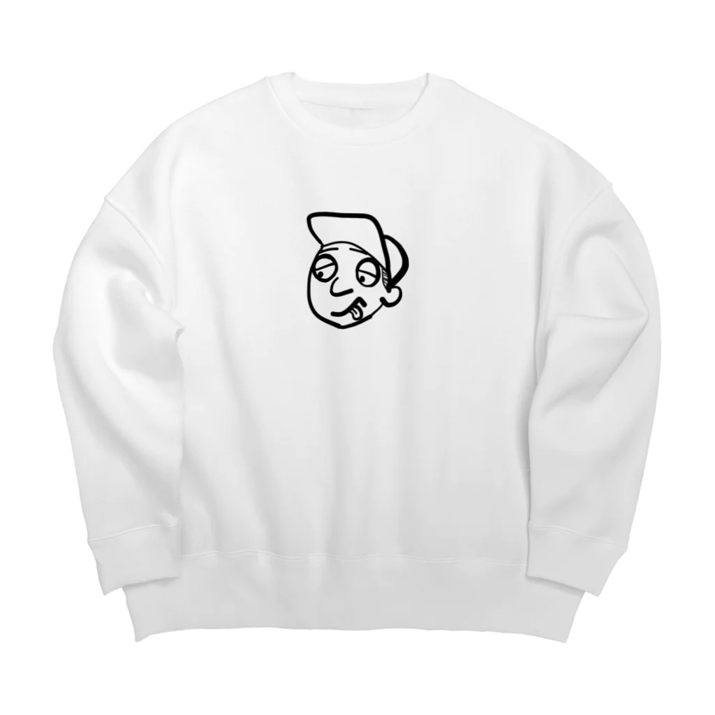 バイク好きのTシャツ屋のマイペース(ビッグシルエットスウェット) Big Crew Neck Sweatshirt