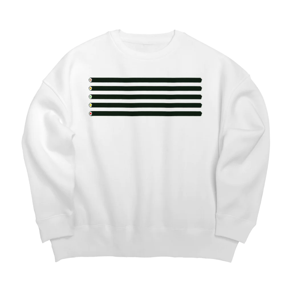 蛇口〆太のお店のお寿司・巻物 Big Crew Neck Sweatshirt