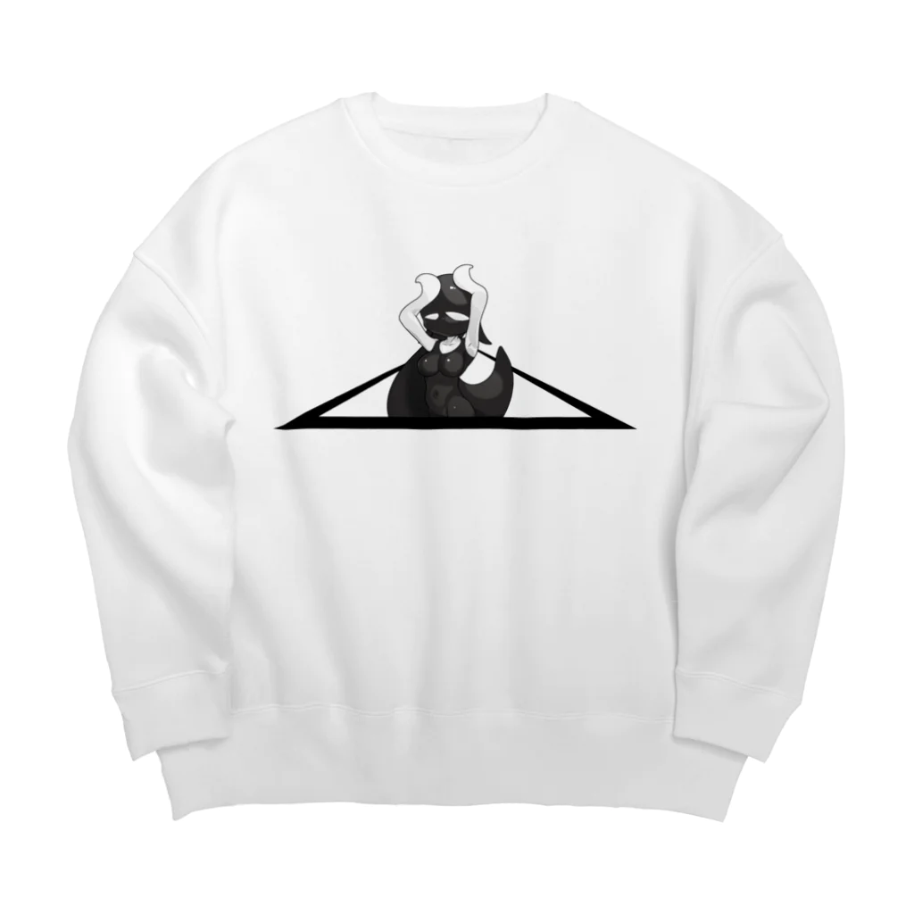 くじらにうむのSui Big Crew Neck Sweatshirt