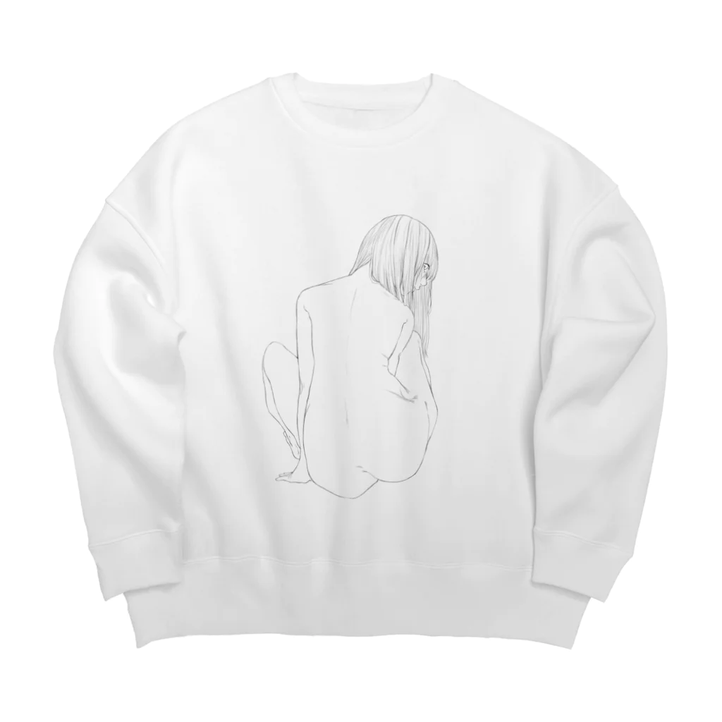 マッスルなつにゃあのいい女 Big Crew Neck Sweatshirt