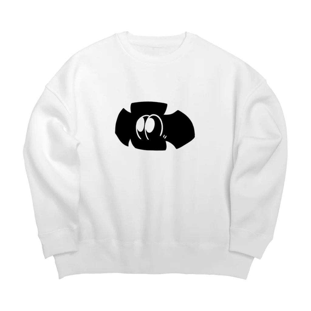 GHOAST IN THE SHELTERの食べられるおばけ Big Crew Neck Sweatshirt